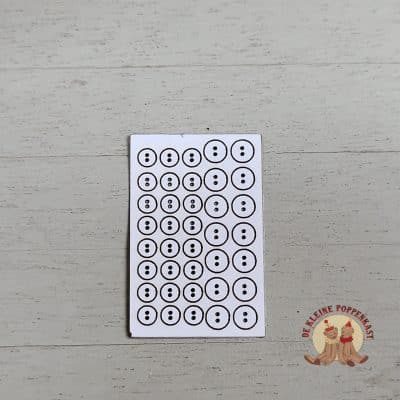 Miniatuur knoopjes – set van 38 stuks ( 2 mm & 3 mm)