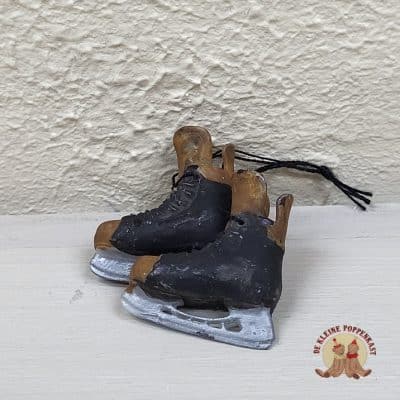 Miniatuur poppenhuis schaatsen 1:12, handgemaakte decoratie