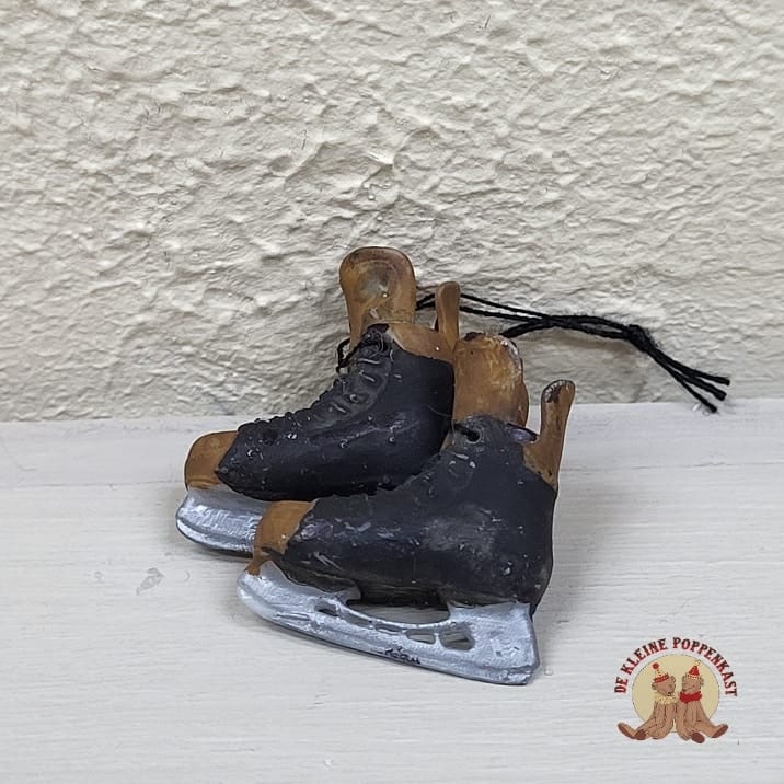 Miniatuur poppenhuis schaatsen 1:12, handgemaakte decoratie